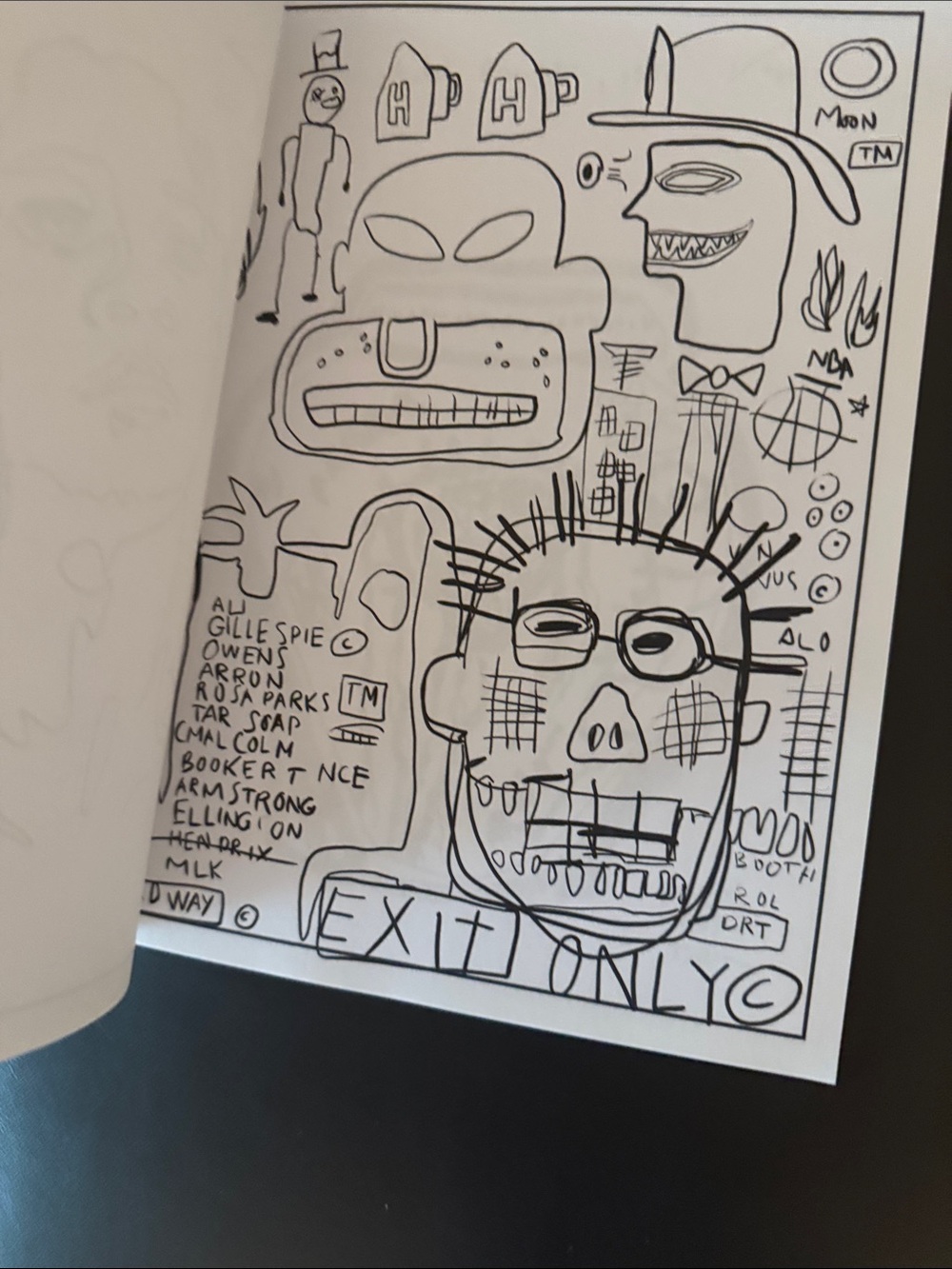 Basquiat Coloring book - Picture 3 of 4